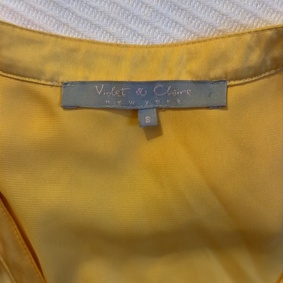 Yellow Ruffle Top - Picture 3 of 3